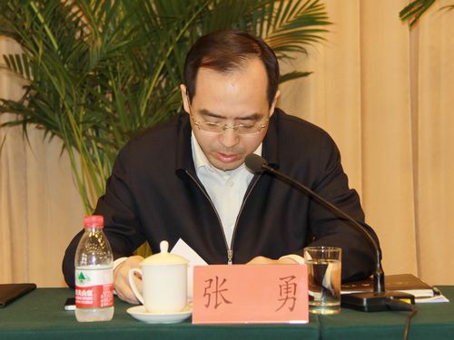 怀柔区副区长张勇做工作汇报