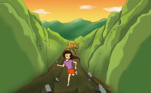 不要顺着山沟方向跑.jpg